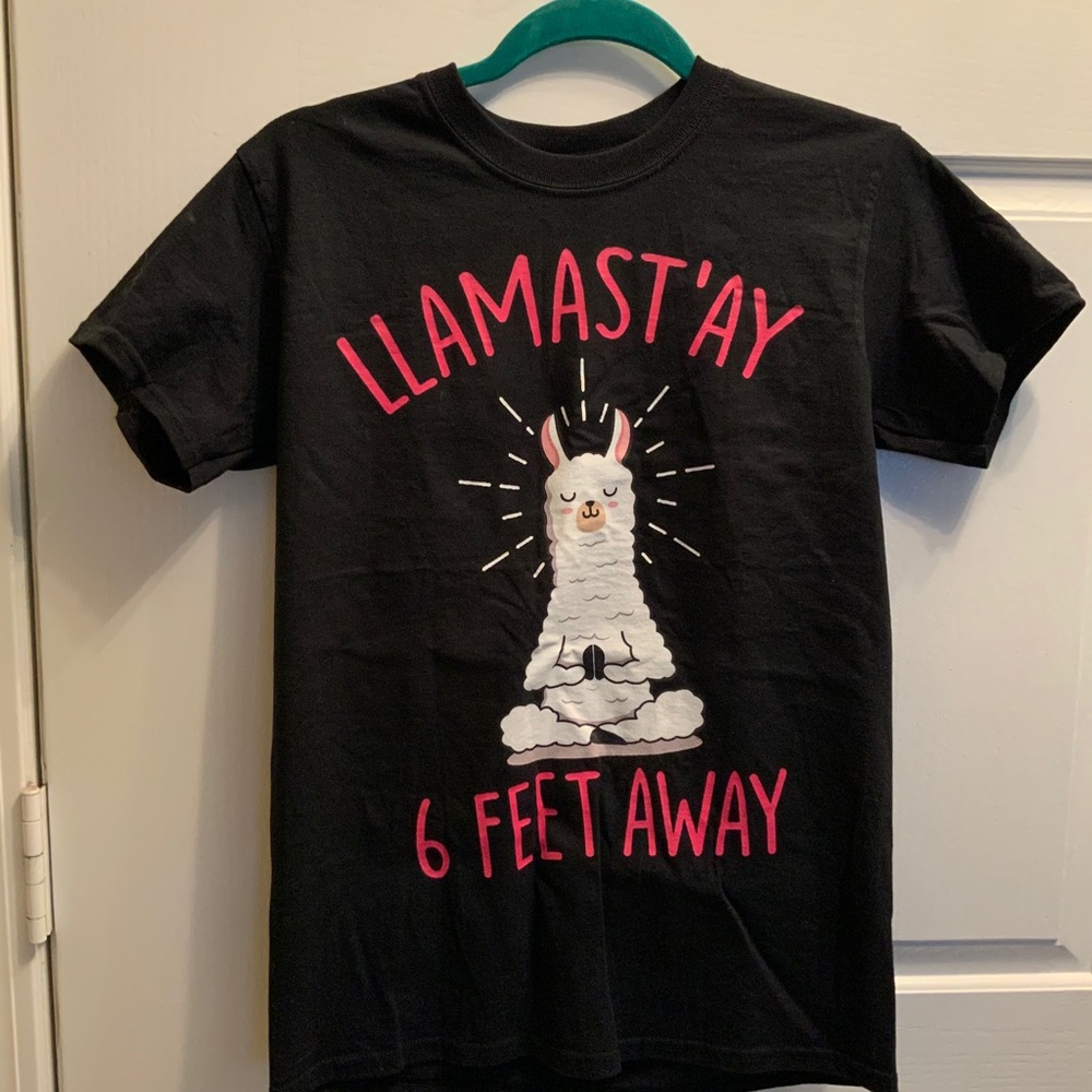Cute llama / CoVid tee shirt
